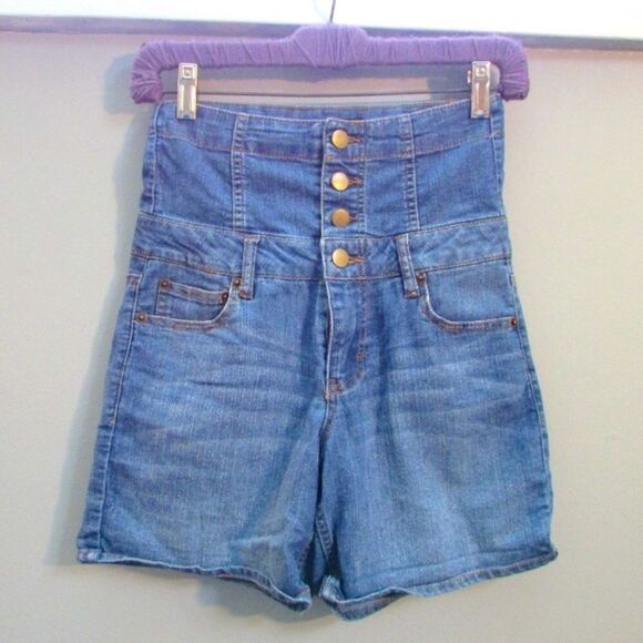 Forever 21 Super High Rise Denim Shorts - Picture 7 of 9
